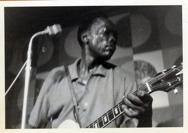 John Lee Hooker in the Jazz Lounge 1965 Peter Peter Barrett see background wall